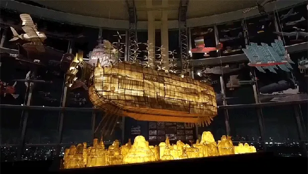 Studio Ghibli Bikin Karya Instalasi Kapal Raksasa di Museum 
