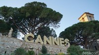 Tulisan Cannes di atas bukit, seperti Hollywood-nya Los Angeles (Afif Farhan/detikTravel)