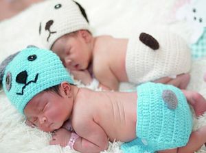 Gemas Banget! Saat Bayi Baru Lahir Dipakaikan Kostum Anak Anjing