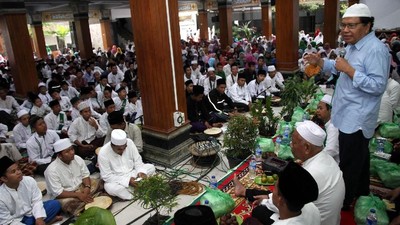 Rizal Ramli Hadiri Haul ke-8 Gus Dur