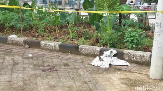 TKP pembunuhan Ketua Panwascam di Banjarnegara.