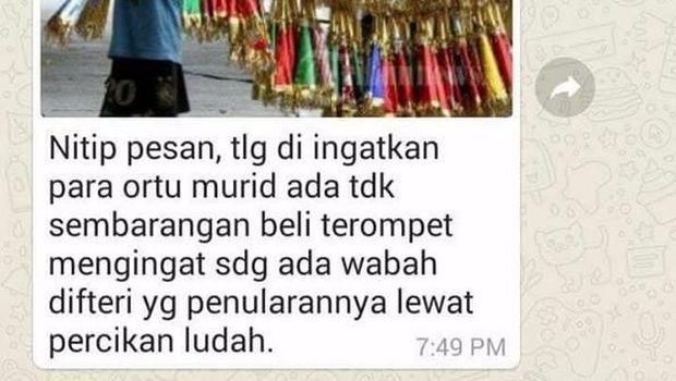 Soal Difteri, Kemenkes: Jangan Salahkan Terompet, yang Penting Imunisasi