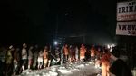 Foto: Sisa Bangkai Truk Tangki yang Terbakar di SPBU Jagakarsa
