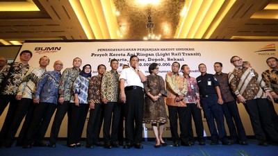BNI Ikut Salurkan Rp 2,8 Triliun untuk LRT