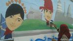Foto: Mural & Lorong Warna-warni di Makassar