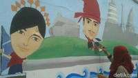 Ide dasar penataan lorong ini berawal dari usulan warga yang menginginkan perubahan mendasar terhadap kawasan hunian yang mereka tinggali. (Ibnu Munsir/detikTravel)