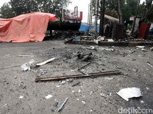 Luluh Lantak, Begini Kondisi Terkini SPBU Jagakarsa
