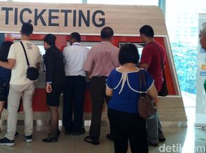 Tiket Kereta Bandara Soetta Ludes Terjual