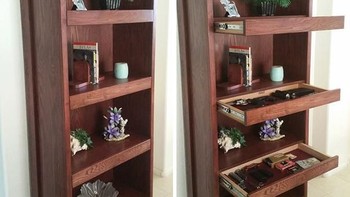 Lemari pajangan yang punya laci rahasia. Foto: internet