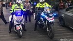 Bruuum! Kakorlantas Konvoi Naik Moge Cek Jalur Bandung-Puncak