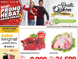 Tahun Baru, Ada Pesta Diskon Bahan Segar di Transmart Carrefour
