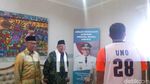 Gaya Sandi Berbaju Basket Saat Bertemu Ulama dan Habib