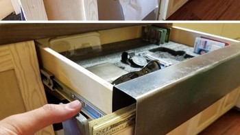 Dalam celah besi seperti ini ternyata bisa juga jadi alternatif simpan uang.  Foto: internet