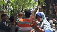 Hingga pukul 12.00 WIB, tercatat sudah 57.991 pengunjung yang datang ke Ragunan.