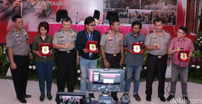 detikcom Terima Penghargaan dari Polda Metro Jaya