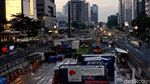 Potret Suasana Bundaran HI Sambut Warga Rayakan Tahun Baru