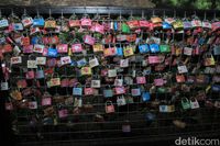 Gembok cinta ala Bandung (Wisma/detikTravel)