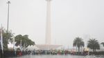 Hujan Deras Lepas Peserta Tugu to Tugu Run Ultra Marathon