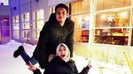 Cihuy! Natasha Rizki dan Desta Happy Banget di Tengah Salju