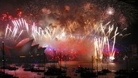 Pesta perayaan tahun baru 2018 di Sydney berpusat di Opera Sydney House.