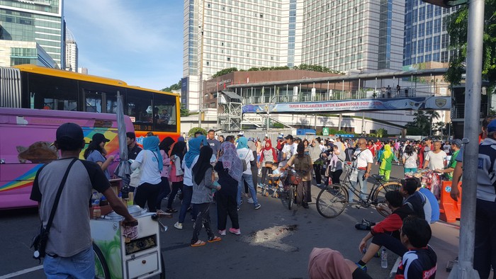 Warga Penuhi HI Meski Tak Ada CFD, Polisi: Banyak yang Belum Tahu