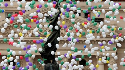Keren! Ketika Langit Sao Paulo Brasil Dipenuhi Balon