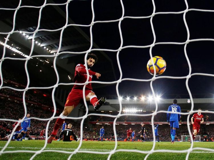 Foto: Salah Cemerlang, Liverpool Menang