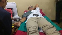 Sandiaga juga menghadiri Festival Donor Darah di Masjid At-Tin, TMII, Jakarta Timur. Dia juga mendonorkan darahnya di acara tersebut.