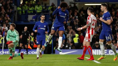Foto: Chelsea Akhiri 2017 dengan Pesta Gol