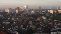 Pemandangan matahari terbit di hari pertama tahun 2018. 