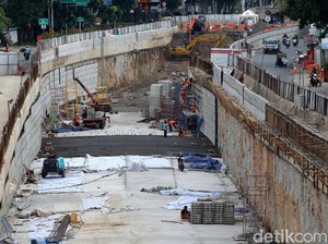 Hampir Beres, Pembangunan Underpass Mampang-Kuningan Sudah 86%