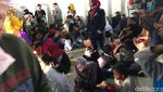 Penumpang Membeludak di Stasiun Bogor saat Libur Tahun Baru