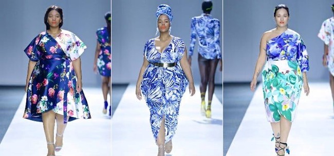 Ruff Tung menyertakan model berbadan gemuk di pameran Mercedes-Benz Fashion Week Joburg 2017. Koleksi Ruff Tung Inclusive memungkinkan semua wanita untuk berbelanja dengan pengalaman mode yang sama, terlepas dari ukurannya, kata desainer Bridget Pickering dan Ludwig Bausch. Foto: Twitter