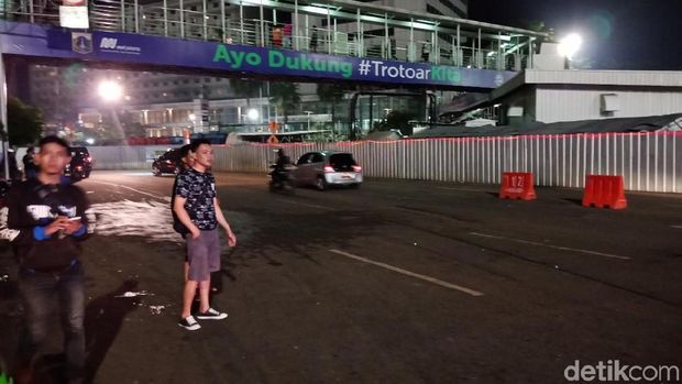 Perayaan Tahun Baru Usai, Jalan di Sekitar Bundaran HI Dibuka