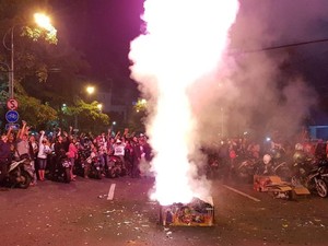 Gelar Pesta Kembang Api, Ini Harapan Wawali Surabaya di Tahun 2018