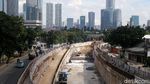 Libur Awal Tahun Proyek Underpass Mampang Terus Dikebut