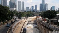 Proyek ini diharapkan mampu mengurai kemacetan yang biasa terjadi di kawasan Mampang.
