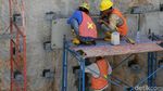 Libur Awal Tahun Proyek Underpass Mampang Terus Dikebut