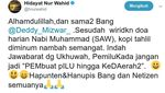 Twitwar Hidayat Nur Wahid vs Deddy Mizwar Soal Kontrak Politik