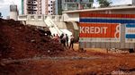 Penampakan Girder Proyek di Antasari yang Roboh
