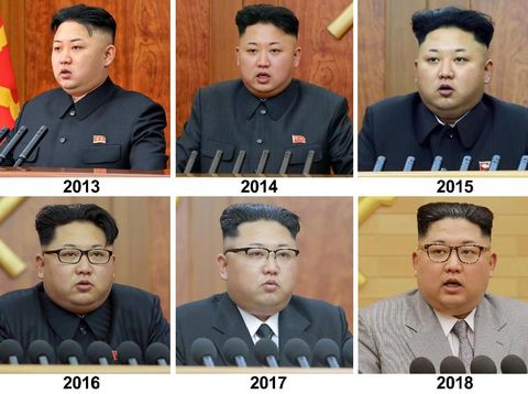 Gaya berpakaian Kim Jong-Un dari tahun ke tahun
