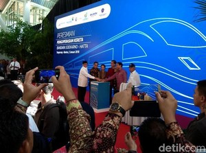 Jokowi Minta Kereta Bandara Soetta Tersambung Kereta Cepat