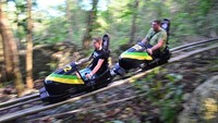 Kalau mau mencoba bermain Bobsled ini, traveler harus mempunyai tinggi minimal 117 cm, dengan berat maksimal 136 kilogram (Rainforest Adventures)