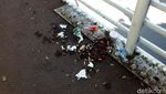 Before-After JPO di Dekat Monas, dari Penuh Sampah Jadi Kinclong