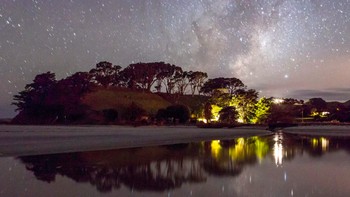 Foto spektakuler ini juga dijepret di wilayah Selandia Baru. Foto: Space