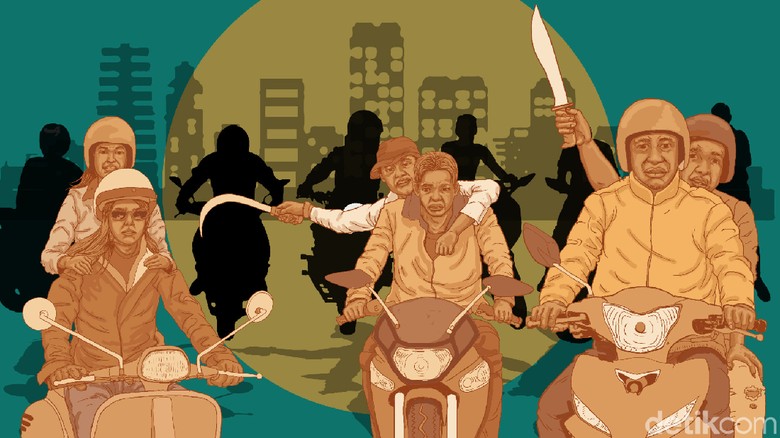 Polisi Masih Buru Gerombolan Pemotor yang Serang 3 Orang di Jaksel Polisi Masih Buru Gerombolan Pemotor yang Serang 3 Orang di Jaksel