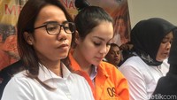 Foto: Jennifer Dunn di Polda Metro Jaya. (Amelia-detikcom)