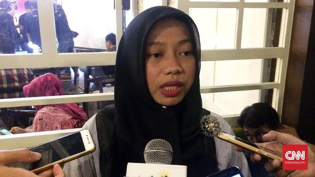 Direktur Eksekutif Perkumpulan untuk Pemilu dan Demokrasi (Perludem), Titi Anggraini usai menghadiri diskusi di Jakarta, Rabu (3/1).