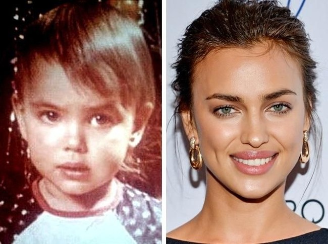 Irina Shayk yang dikaruniai anak pertama pada 2017 kemarin, dari hubungan cintanya dengan Bradley Cooper, tidak sungkan berbagi foto masa kanak-kanaknya. Saat masih kecil, Irina yang kini menjelma menjadi wanita seksi dan cantik, lebih mirip anak laki-laki. (Foto: Instagram)