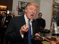 Ini Makanan yang Disantap Donald Trump Sepanjang Tahun 2017